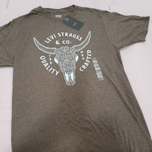 Levi's Men’s Brown Graphic Skull Tee